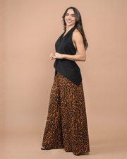 Palazzo con Lazo Leopardo Naranja
