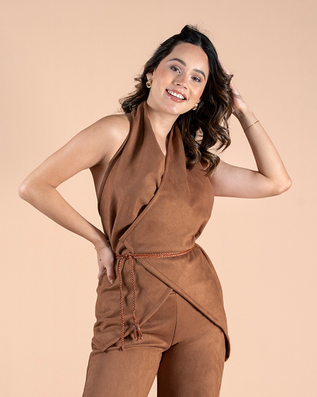 Chaleco/Blusa Camel