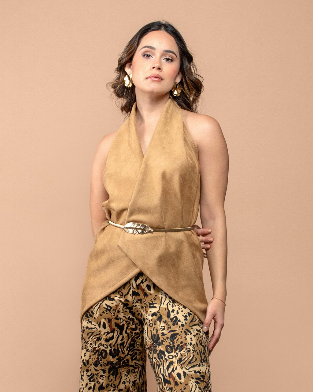 Chaleco/Blusa Mostaza