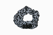 Scrunchie Leopardo Blanco y Negro