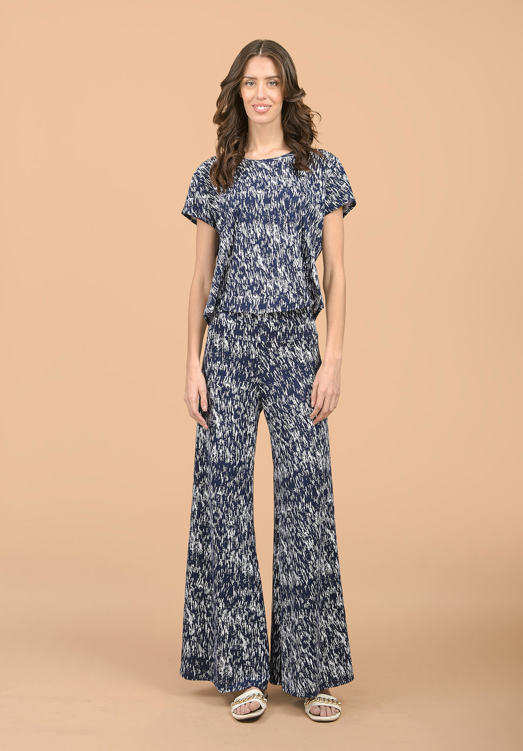 Conjunto Marino Rayado Blanco