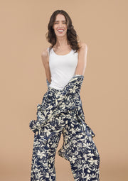Kimono María Flores Azul
