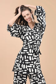 Kimono María Japonés Negro